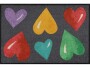 Salonlöwe Fussmatte Big Hearts Colorful 50 cm x 75
