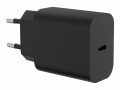 Value USB Charger, 1 Port, USB C, 25W PD, schwarz