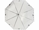Esschert Design Schirm Vögel auf Draht Schwarz/Transparent, Schirmtyp