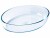 Bild 1 Pyrex Auflaufform 30 x 21 cm Oval, Transparent, Materialtyp