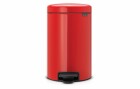 Brabantia Treteimer NewIcon 12 l, Passion Red, Fassungsvermögen: 12