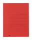25X - BIELLA    Aktensammler Recycolor - 17243045U 3 Klappen, rot