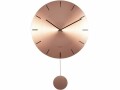 KARLSSON Wanduhr Impressive Pendulum Ø 47 cm, Kupfer, Form