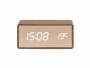KARLSSON Digitalwecker Copper Braun, Ausstattung: Datum, Zeit
