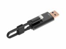 ednet Smart Memory - Kartenleser (microSD) - Lightning/USB 3.1