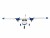 Image 4 Amewi Motorflugzeug P68 Hochdecker 850 mm Blau, PNP