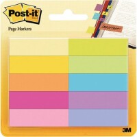 POST-IT Papiermarker 15 x 50 mm 67010ABEU 10-farbig 10x50