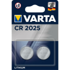 Varta Knopfzelle Lithium Professional Electronics, CR2025, 3.0V / 170mAh, Doppelpack, 3 Pack Bundle
