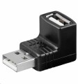 MicroConnect USB 2.0 - USB-Adapter - USB (W) zu USB (M) - 90° Stecker