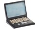 HobbyFun Mini-Utensilien Laptop 4 cm, Detailfarbe: Schwarz