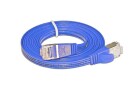 SLIM Slimpatchkabel RJ-45 - RJ-45, Cat 6, STP, 0.75