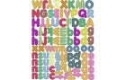 URSUS Haftmagnet Buchstaben Mehrfarbig, 100 Stück, Detailfarbe