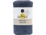 lalana Wolle Ribbon Pura 200 g, Blaugrau, Packungsgrösse: 1