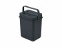 Müllex Komposteimer BOXX 5 l, komplett, Schwarz