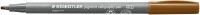 STAEDTLER Fasermaler 2mm 375-790 umbra, Kalligraphiespitze, Aktuell