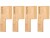 Bild 0 Nouvel Raclette-Spachtel Knife 4 Stück, Braun, Materialtyp: Holz