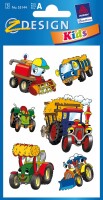 Z-DESIGN Sticker Kids 53144 Traktore 3 Stück, Kein
