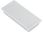 Franken Haftmagnet 23 x 50 mm, 10 Stück, Grau