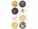 Rico Design Motivsticker NOSTALGIC Gold, Motiv: Wald