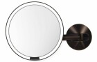 Simplehuman Kosmetikspiegel mit Sensor mit Wandhalterung dunkle