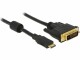 DeLock Kabel Mini-HDMI - DVI-D, 1 m, Farbe