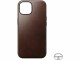 Image 1 Nomad Back Cover Modern Leather Horween iPhone 15 Schwarz