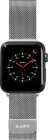 LAUT STEEL LOOP - Apple Watch (42 / 44mm) Armband für Apple Watch Series 2, 3 & 4 - Silber