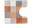 Bild 1 Kleine Wolke Badteppich Caro 70 x 120 cm, Orange, Bewusste