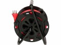 Max Hauri MaxReel Mini Kabelrolle V2, 15m, 4xT13, schwarz/rot