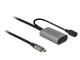 DeLock USB 3.0-Verlängerungskabel aktiv USB C - USB C/Spezial
