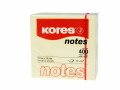 Kores Notizzettel Würfel 7.5 x 7.5 cm, Gelb