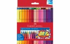 Faber-Castell Filzstift Grip Colour Marker 30 Stück, Strichstärke