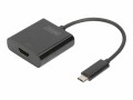 Digitus - Externer Videoadapter - USB-C 3.1 - HDMI - Schwarz