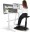 Bild 3 DELTACO   Ergonomic Leaning Chair - DELO-0302 with Anti-Fatigue Mat