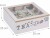 Immagine 5 relaxdays Teebeutel-Box Grau/Weiss, Detailfarbe: Weiss, Grau, Anzahl