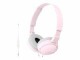 Sony On-Ear-Kopfhörer MDR-ZX110APP Pink, Detailfarbe: Pink