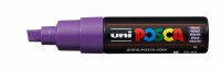 UNI-BALL  Posca Marker 8mm PC-8K VIOLET violett, Keilspitze, Kein