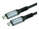Value USB4 Gen3x2 (40Gbit/s) Kabel, C-C ST/ST, 240W, 0.8m
