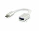 LMP USB3.1 Adapter, C - A, (m-f), 15cm, silber