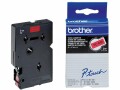 Brother - Black on red - Roll (0.9 cm