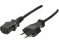 Max Hauri Netzkabel 3 m C13 - T12 Schwarz, Anzahl