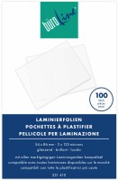 BÜROLINE Laminiertasche 54x86mm 351410 glanz, 125my 100 Stk, Kein