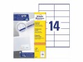 Avery Zweckform Universal-Etiketten 3477 105 x 41 mm, 100 Blatt