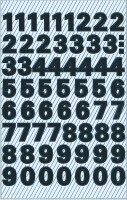 Z-DESIGN Letters schwarz 3781 9,5mm,Univers Medium 2 Blatt, Kein