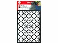 Marabu Schablone Art Stencil Retro Flowers, Breite: 21 cm