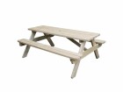 Esschert Design Picknicktisch, Beige, Material: FSC®-Holz, Set: Nein