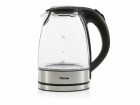 Tristar WK-3377 Wasserkocher 1,7 l 2200 W Schwarz, Edelstahl, Transparent
