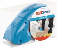 TESA Pack Dispenser 50mx48mm 511120000 Pack'n'go blau, Kein