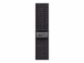 Apple Nike Sport Loop 45 mm Schwarz/Blau, Farbe: Schwarz, Blau