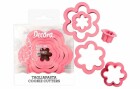 Decora Guetzli-Ausstecher-Set 6 Stück, Blume, Detailfarbe: Rosa